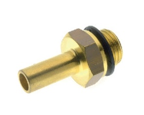 Adattatore Orientabile Maschio Cilindrico Ottone